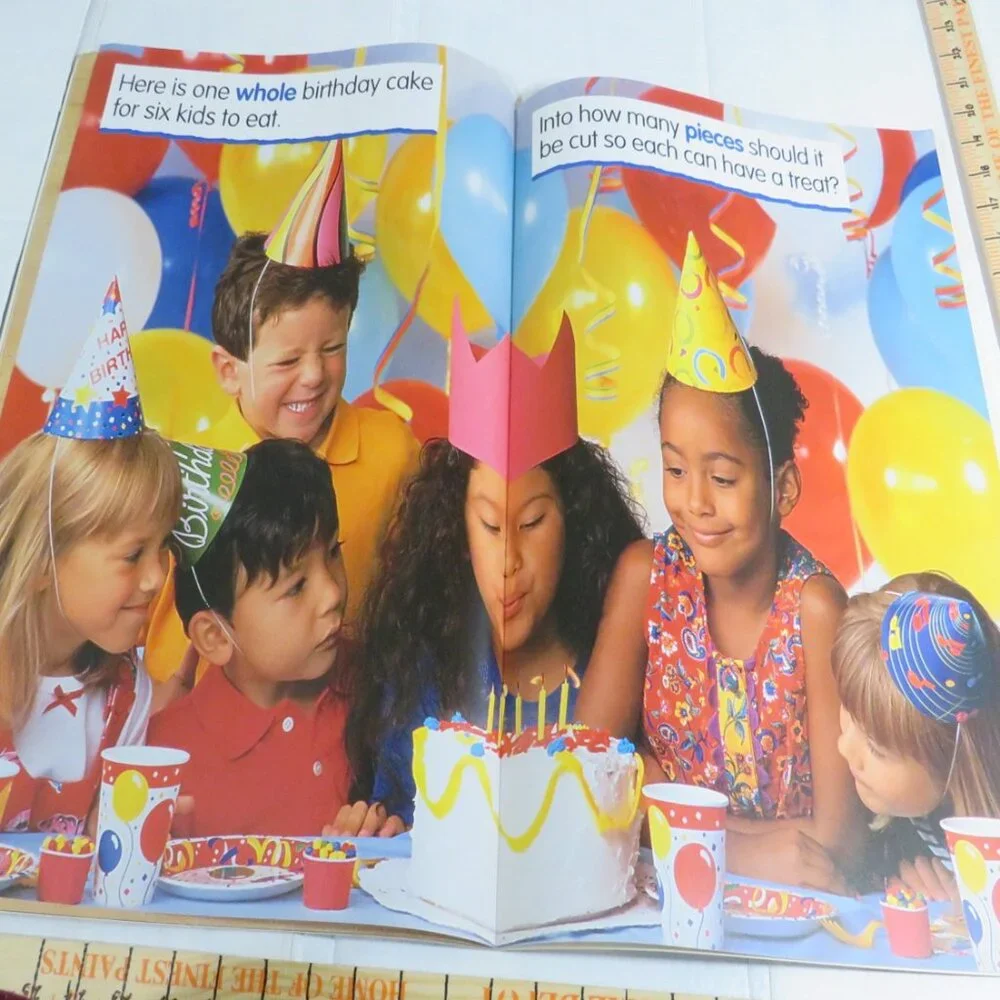 Parts of a Whole BIG BOOK (almost 2 feet tall) with teacher pages CLASSROOM